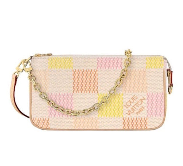 Louis Vuitton Damier Azur Pastel Mini Pochette Accessoires