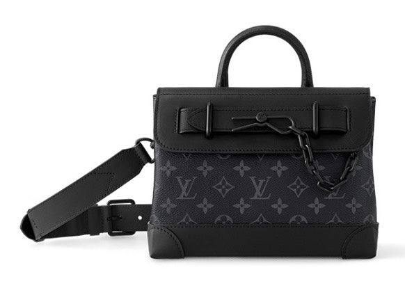 Louis Vuitton Steamer PM Monogram Eclipse Canvas - Black