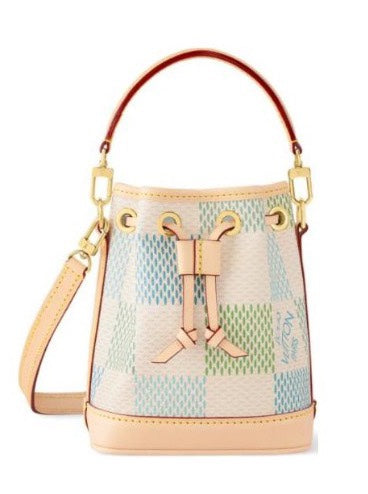 Louis Vuitton Nano Noé Damier Azur Bucket Bag - Limited Edition