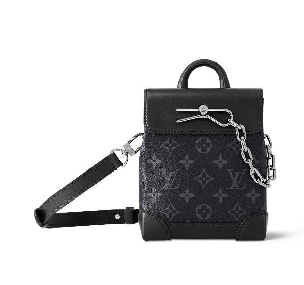 Louis Vuitton Steamer Wearable Wallet - Monogram Eclipse Canvas - Black