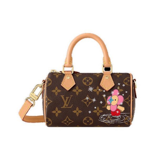 Louis Vuitton Nano Speedy Monogram Canvas Vivienne Mascot Limited Edition Handbag
