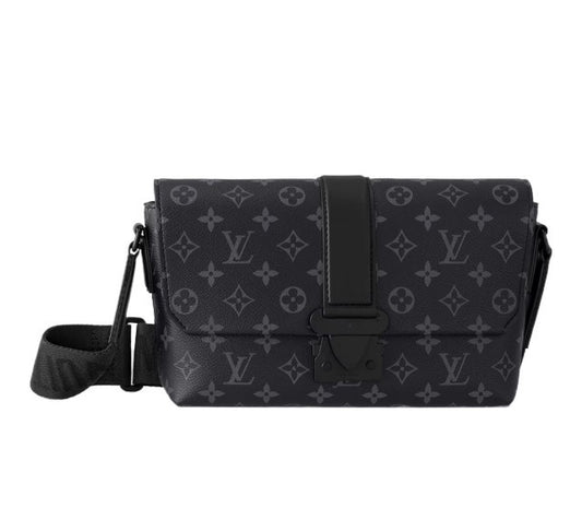 Louis Vuitton Voyager Messenger PM Monogram Eclipse Canvas Bag