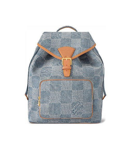 Louis Vuitton Damier Azure Denim Montsouris Backpack