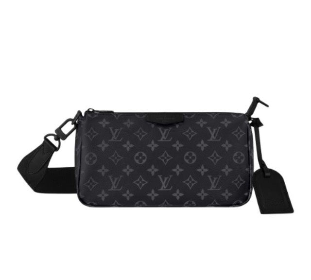 Louis Vuitton Monogram Eclipse Messenger Bag - Men's Crossbody Bag