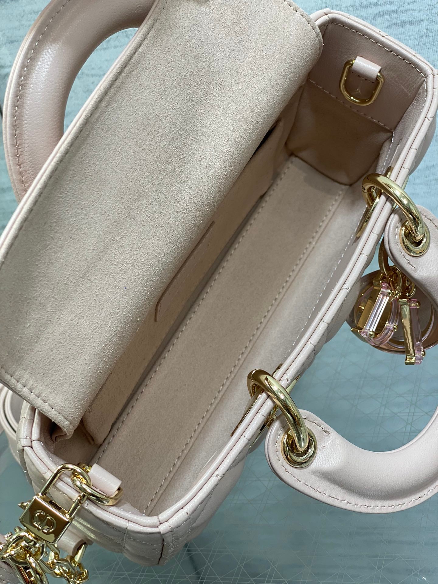 Christian Dior Lady D-Joy Bag - Light Pink Cannage Lambskin
