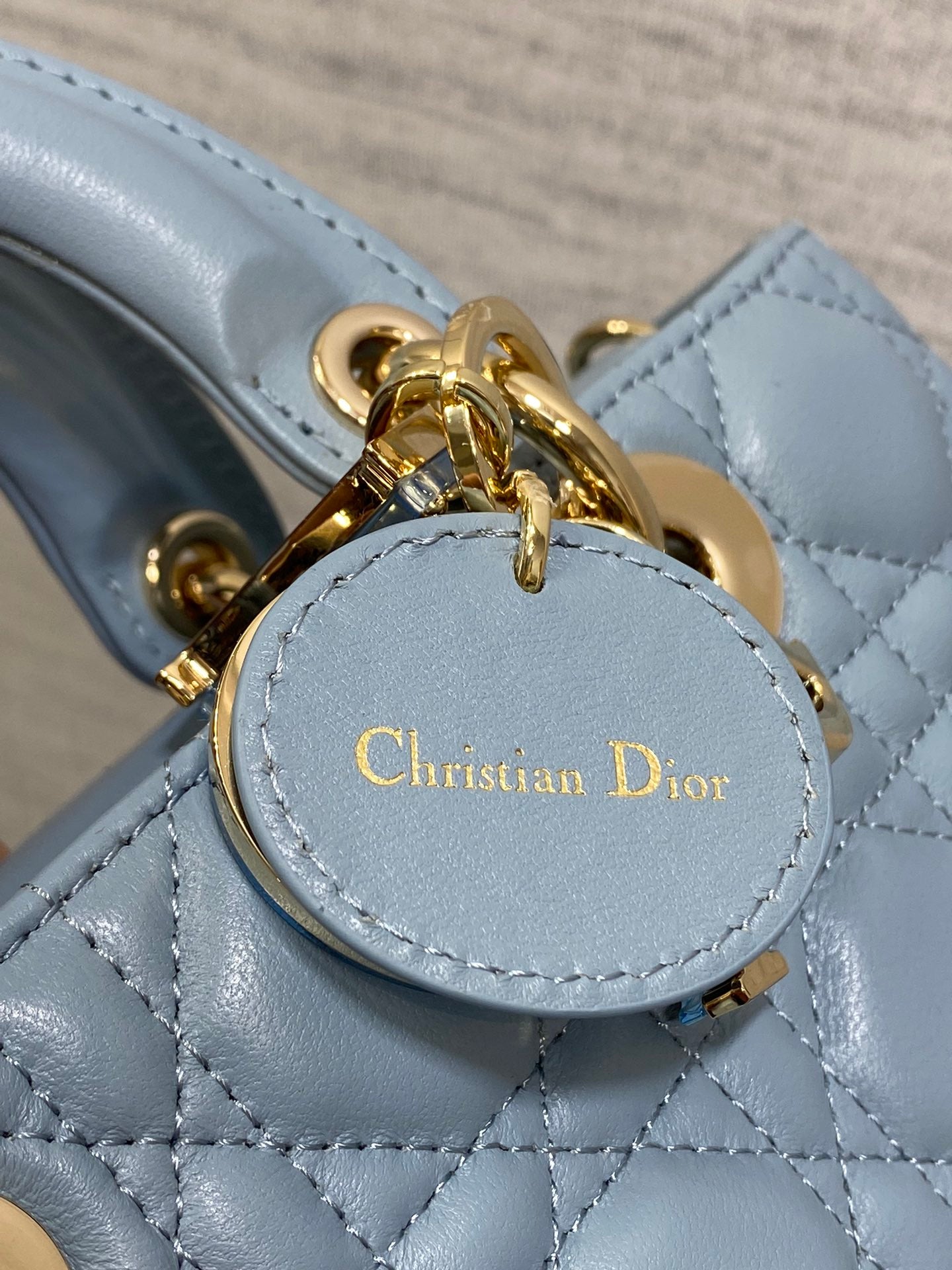 Christian Dior Lady D-Joy Bag - Cloud Blue Cannage Lambskin
