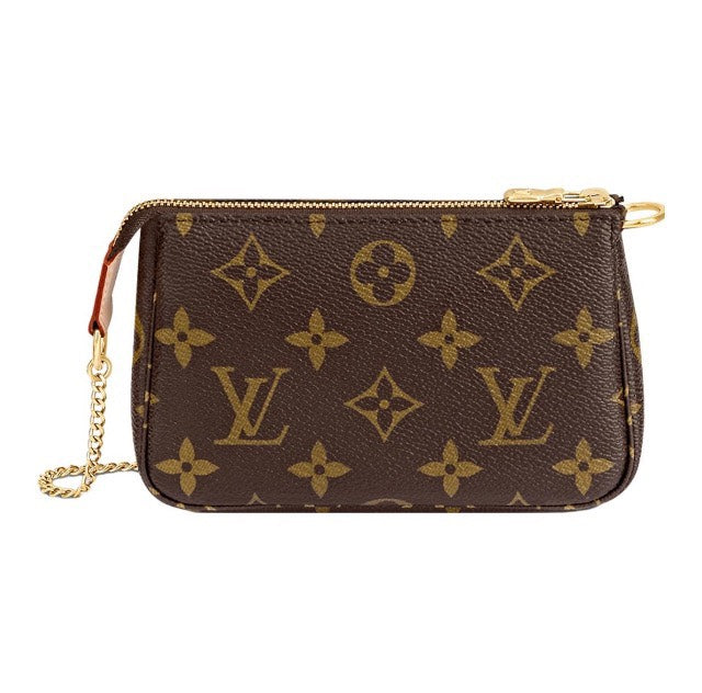 Louis Vuitton Mini Accessoires Pochette Monogram Canvas Brown