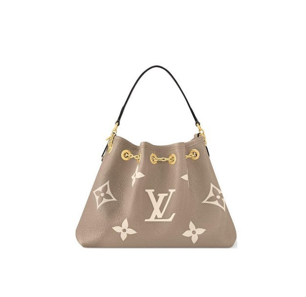 Louis Vuitton Muria Bucket Bag - Monogram Empreinte Leather - Tourterelle/Crème