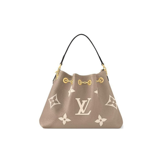 Louis Vuitton Muria Bucket Bag - Monogram Empreinte Leather - Tourterelle/Crème