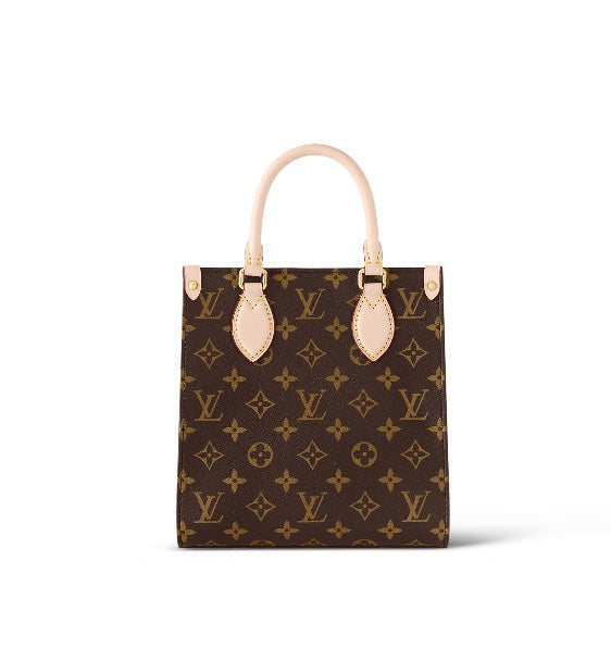 Louis Vuitton Petit Sac Plat Monogram Canvas Tote Bag