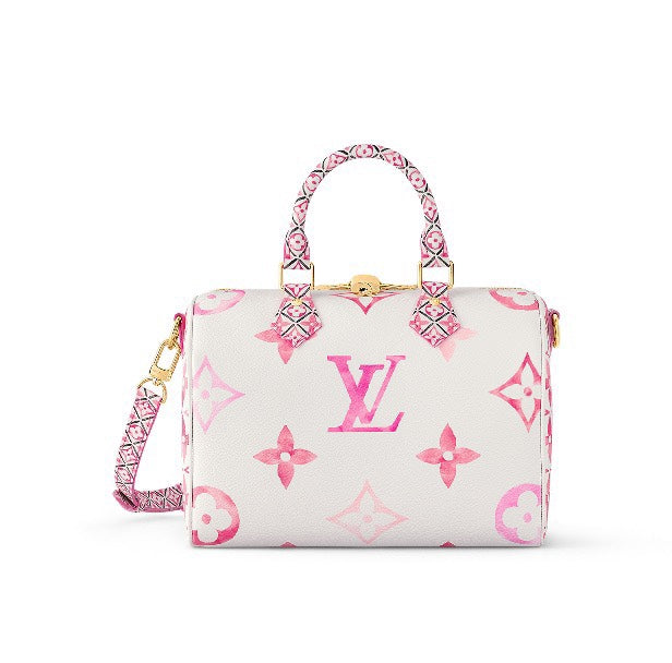 Louis Vuitton Speedy Bandoulière 25 Monogram Giant By The Pool Pink