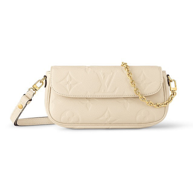 Louis Vuitton Lexington Pouch Monogram Empreinte Leather - Cream