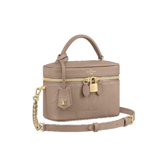 Louis Vuitton Vanity PM Monogram Empreinte Leather Bag - Tourterelle