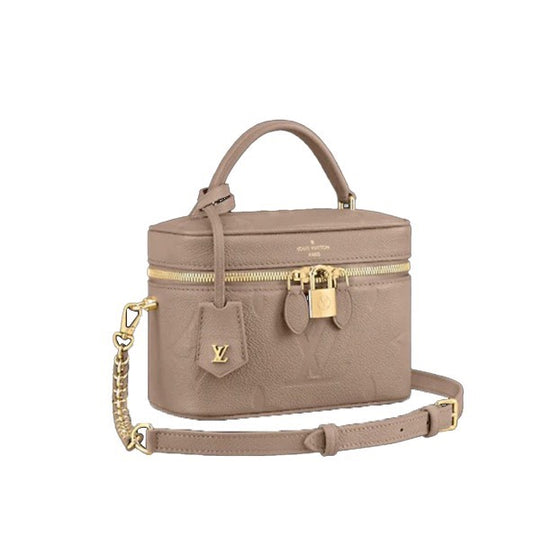 Louis Vuitton Vanity PM Monogram Empreinte Leather Bag - Tourterelle
