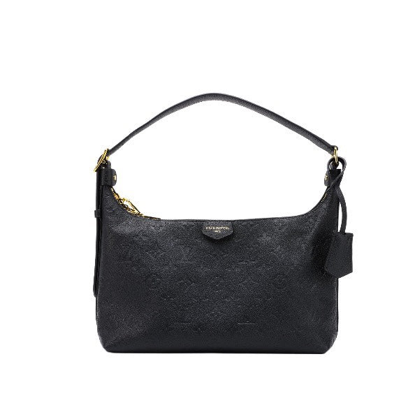 Louis Vuitton Bagatelle Monogram Empreinte Leather Shoulder Bag - Noir Black