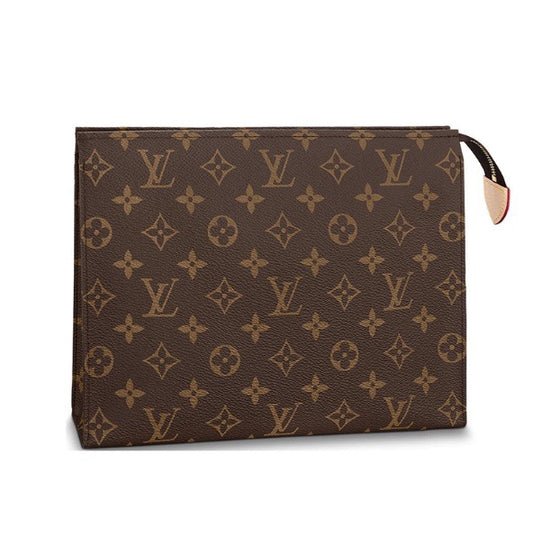 Louis Vuitton Monogram Toiletry Pouch 26 - Brown Coated Canvas