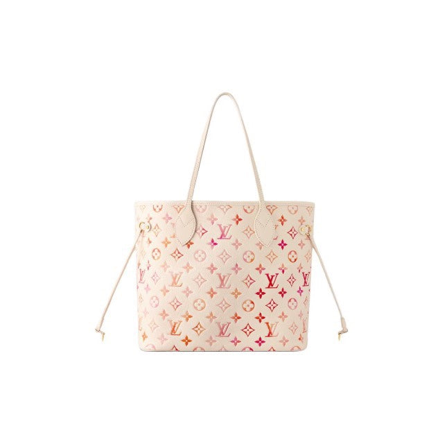 Louis Vuitton Neverfull MM Monogram Tote Bag - Pink Gradient