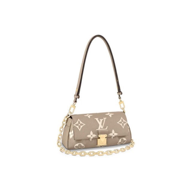 Louis Vuitton Easy Pouch On Strap Monogram Empreinte Leather - Turtledove