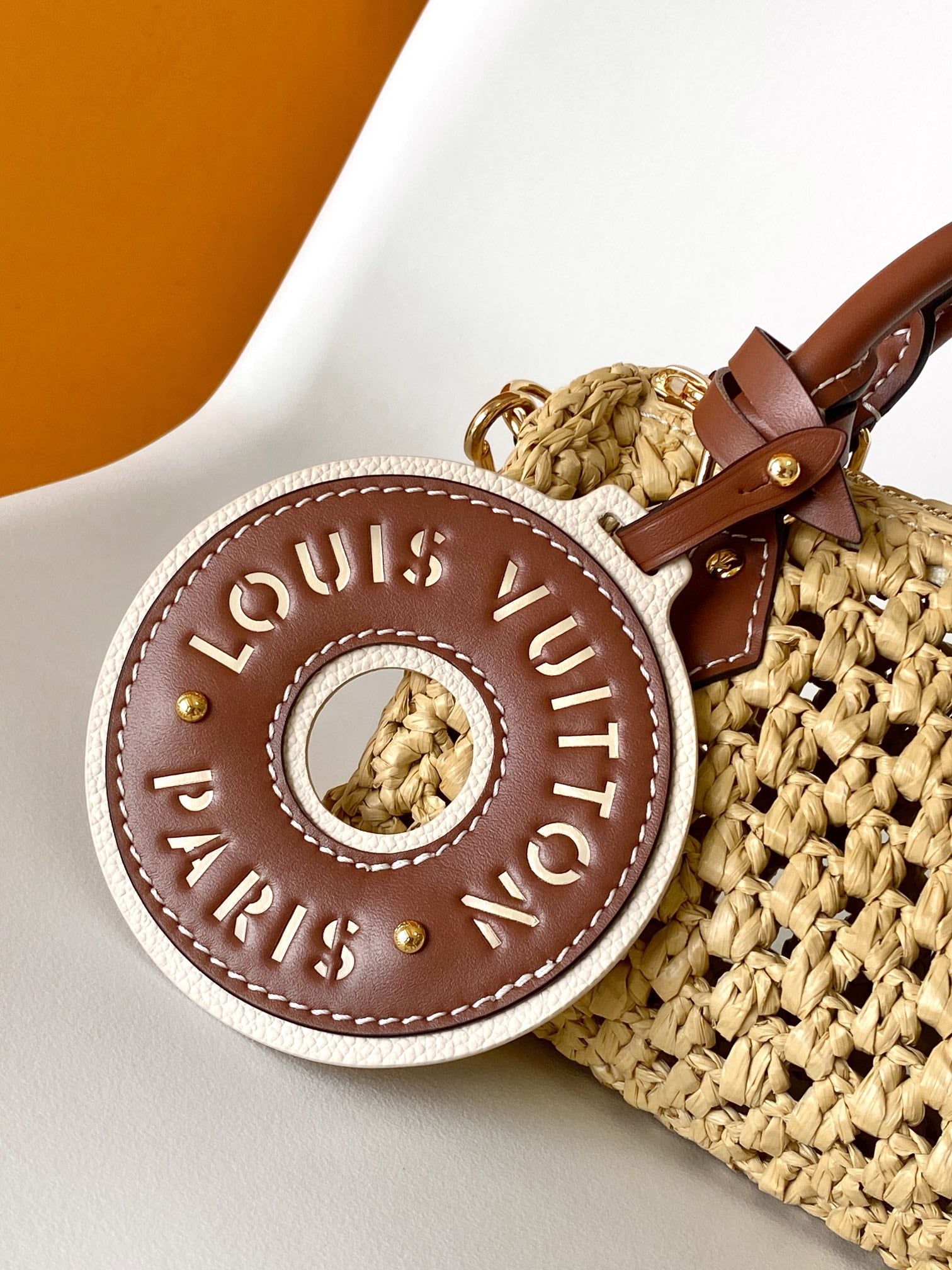 Louis Vuitton Papillon BB Raffia Handbag - Natural &amp; Brown