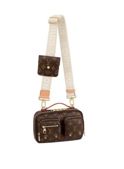 Louis Vuitton Utility Crossbody Bag - Monogram Canvas Brown