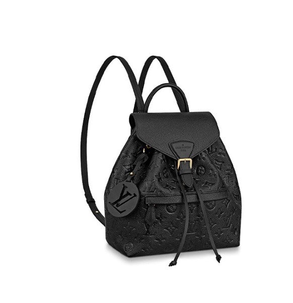 Louis Vuitton Montsouris Backpack - Black Monogram Empreinte Leather