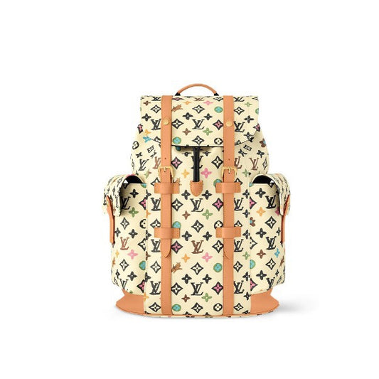 Louis Vuitton Monogram Multicolore Christopher PM Backpack - White