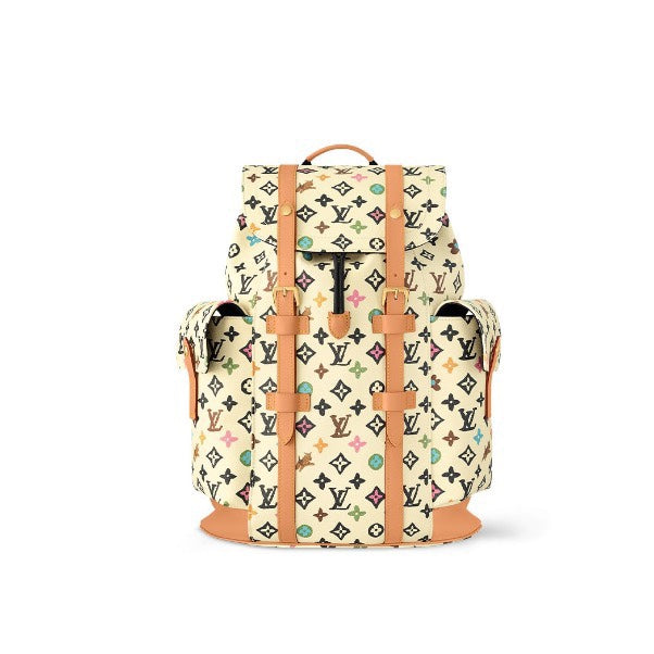 Louis Vuitton Monogram Multicolore Christopher PM Backpack - White