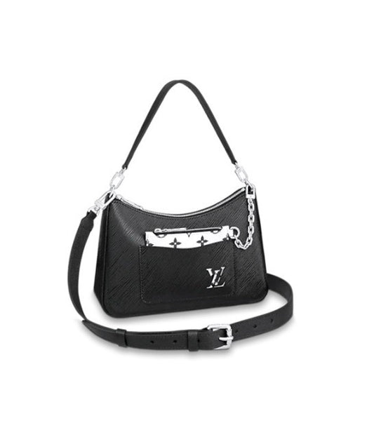 Louis Vuitton Marelle Handbag - Monogram Empreinte Leather Black