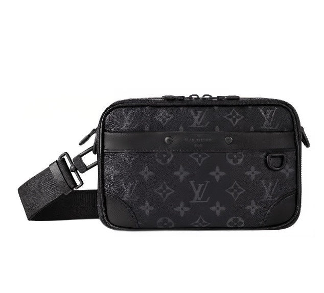 Louis Vuitton Alpha Wearable Wallet Monogram Eclipse Canvas - Black