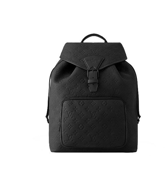 Louis Vuitton Montsouris Backpack Monogram Empreinte Leather - Black