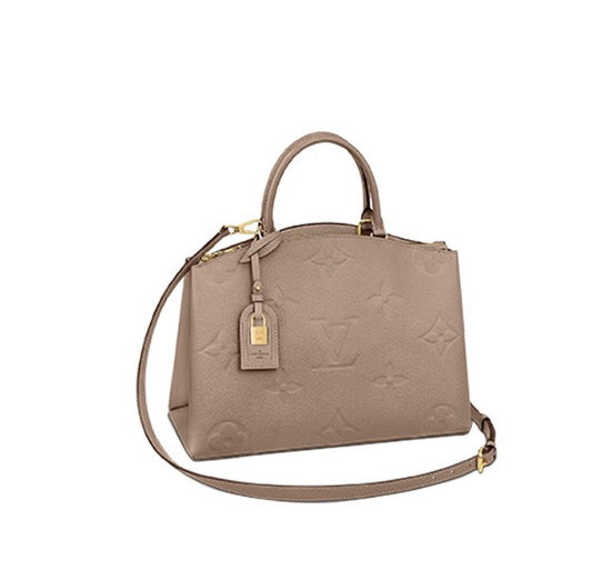 Louis Vuitton Montaigne BB Monogram Empreinte Leather Handbag - Tourterelle
