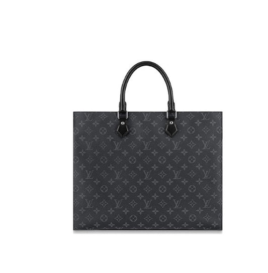 Louis Vuitton Monogram Eclipse Canvas Tote Bag - Black Business Briefcase