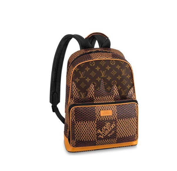 Louis Vuitton x Nigo Campus Backpack Damier Ebene Giant Monogram Canvas Brown