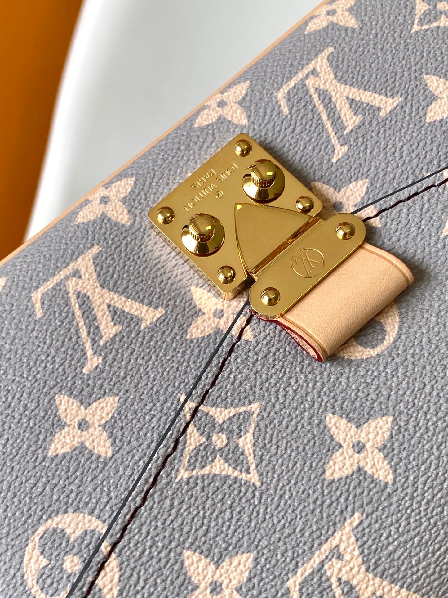 Louis Vuitton Pochette Métis Monogram Empreinte Leather Bag - Grey