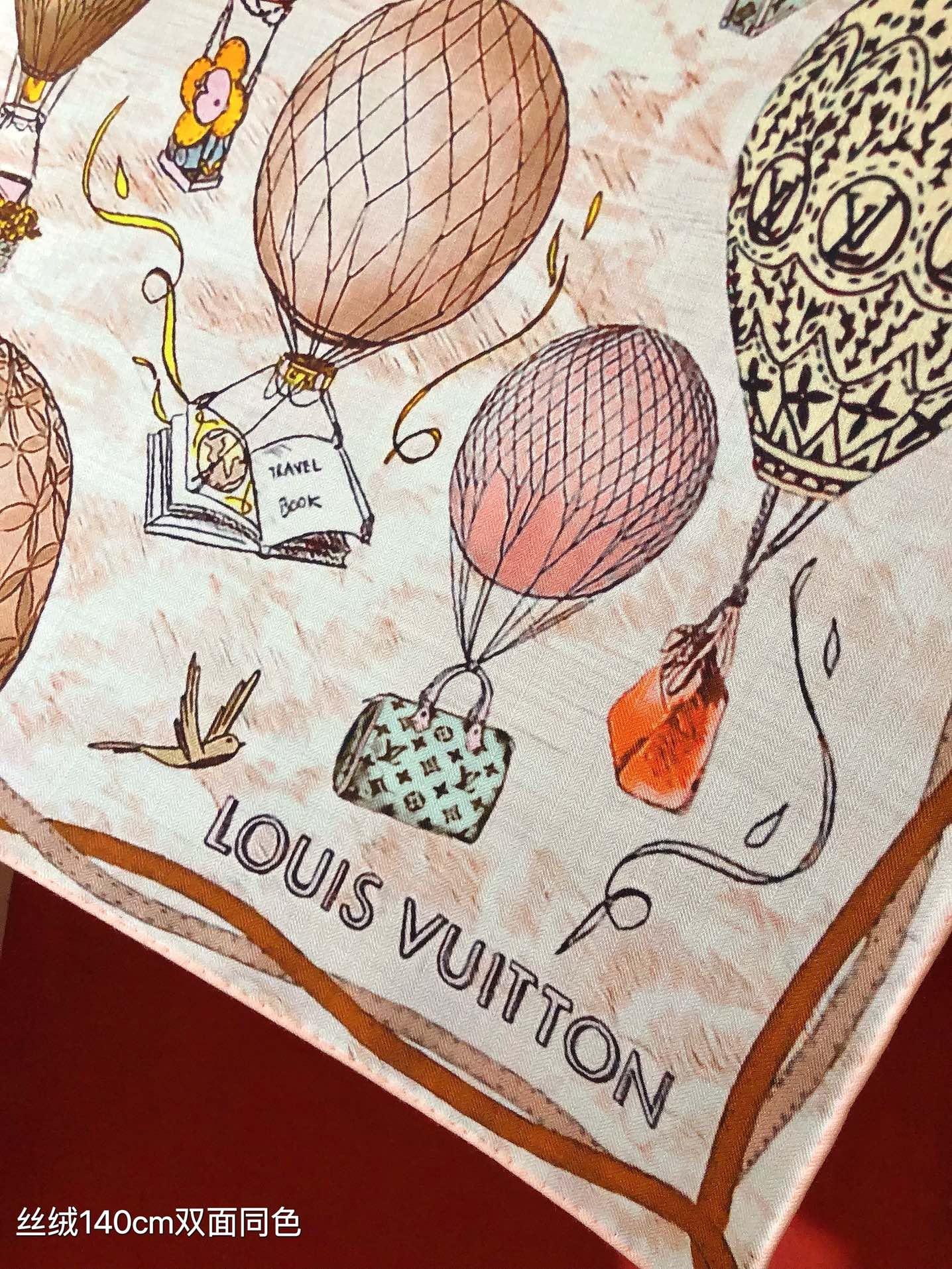 Louis Vuitton Silk Scarf Collection - Designer Printed Bandeau Neck Scarf for Women, Assorted Patterns