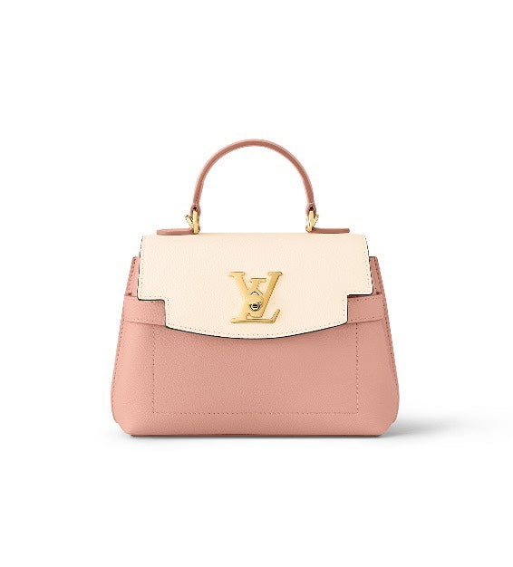 Louis Vuitton Capucines BB Bicolor Taurillon Leather Handbag - Pink and Cream