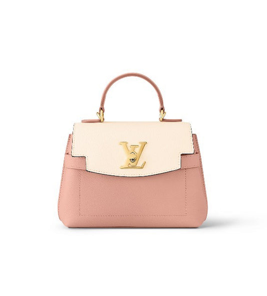 Louis Vuitton Capucines BB Bicolor Taurillon Leather Handbag - Pink and Cream