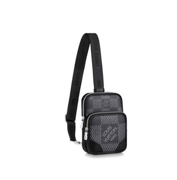 Louis Vuitton Amazon Sling Bag Damier Graphite Giant Canvas