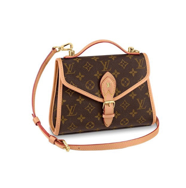 Louis Vuitton Monogram Canvas Marceau Shoulder Crossbody Bag - Brown