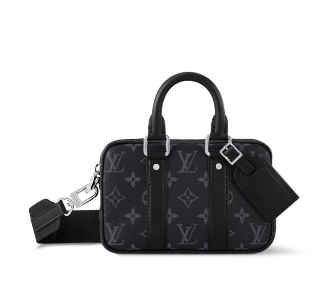 Louis Vuitton City Keepall Monogram Eclipse Canvas Bag