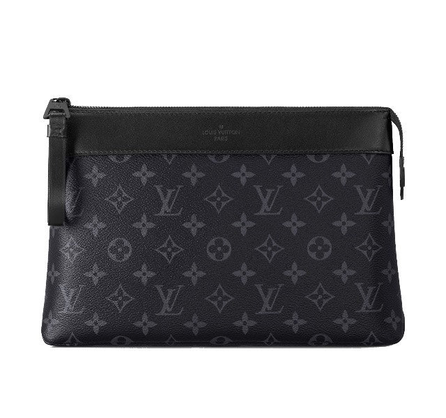 Louis Vuitton Monogram Eclipse Pochette Voyage MM Pouch