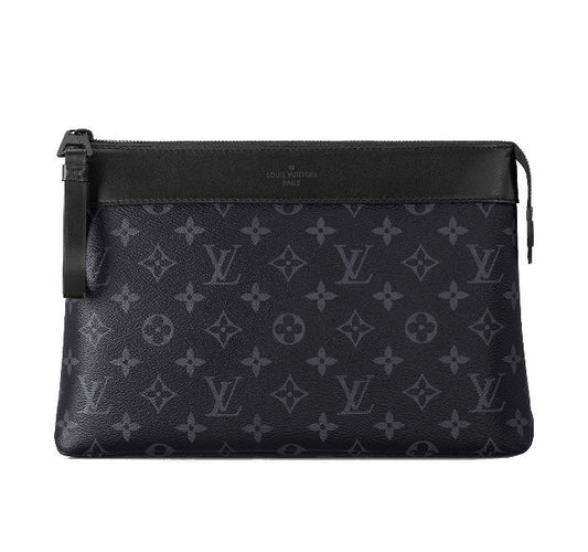 Louis Vuitton Monogram Eclipse Pochette Voyage MM Pouch