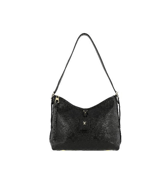 Louis Vuitton Monogram Empreinte Leather Hobo Bag - Black