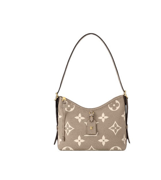 Louis Vuitton Bagatelle Monogram Empreinte Leather Handbag - Turtledove