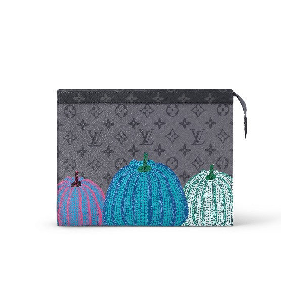 Louis Vuitton x Yayoi Kusama Monogram Eclipse Pumpkin Toiletry Pouch 26 Grey/Blue