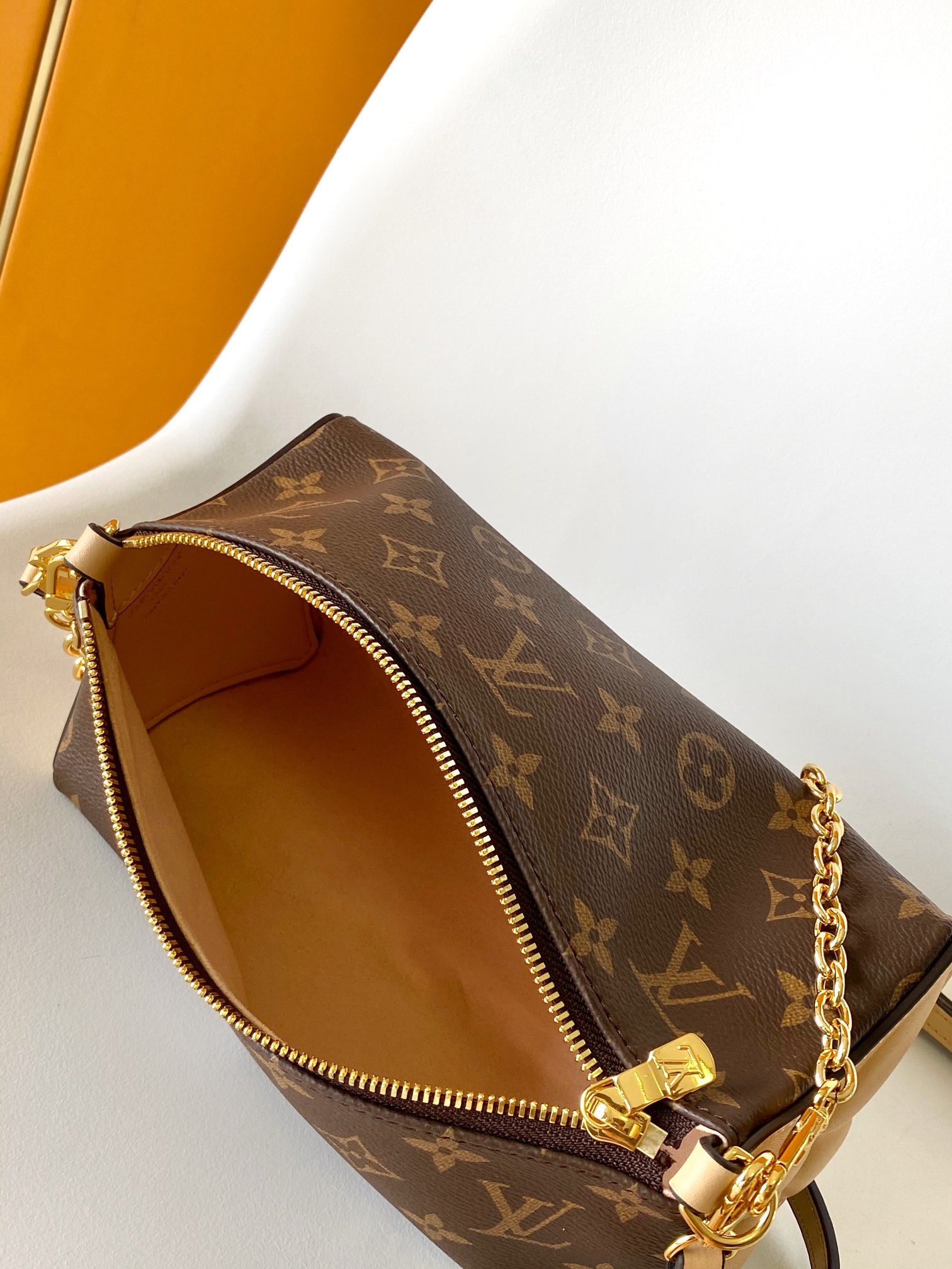 Louis Vuitton Monogram Canvas Star-Shaped Crossbody Bag with Gold Chain