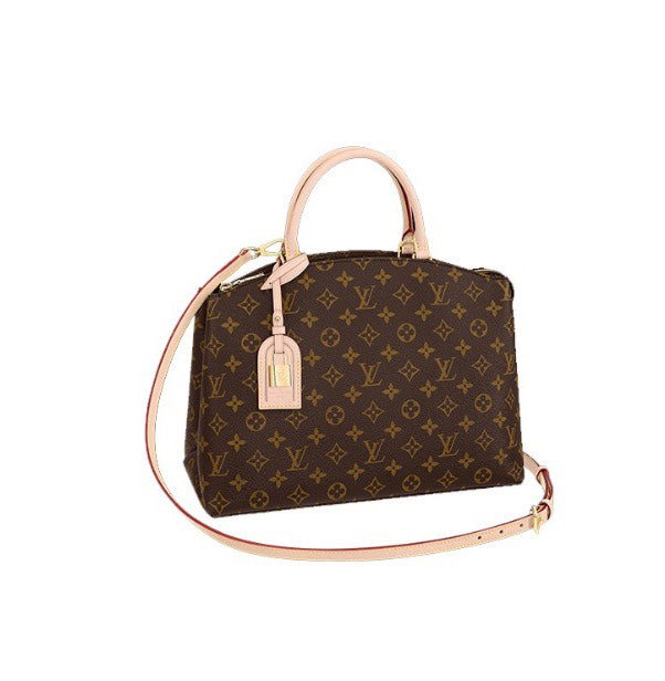 Louis Vuitton Monogram Canvas Cluny Handbag - Brown