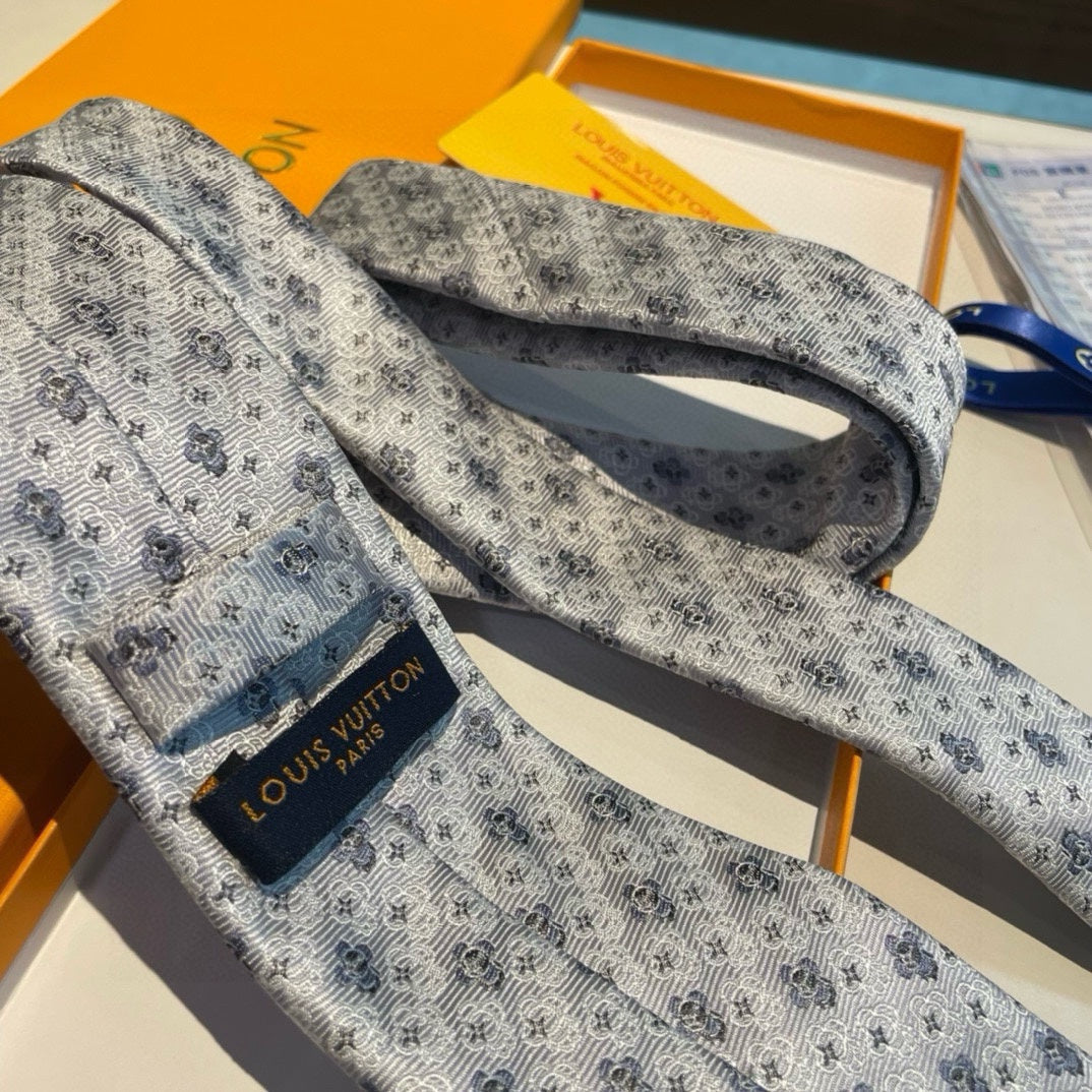 Louis Vuitton Monogram Men's Silk Tie Collection - Luxury Designer Silk Neckties in Assorted Colors