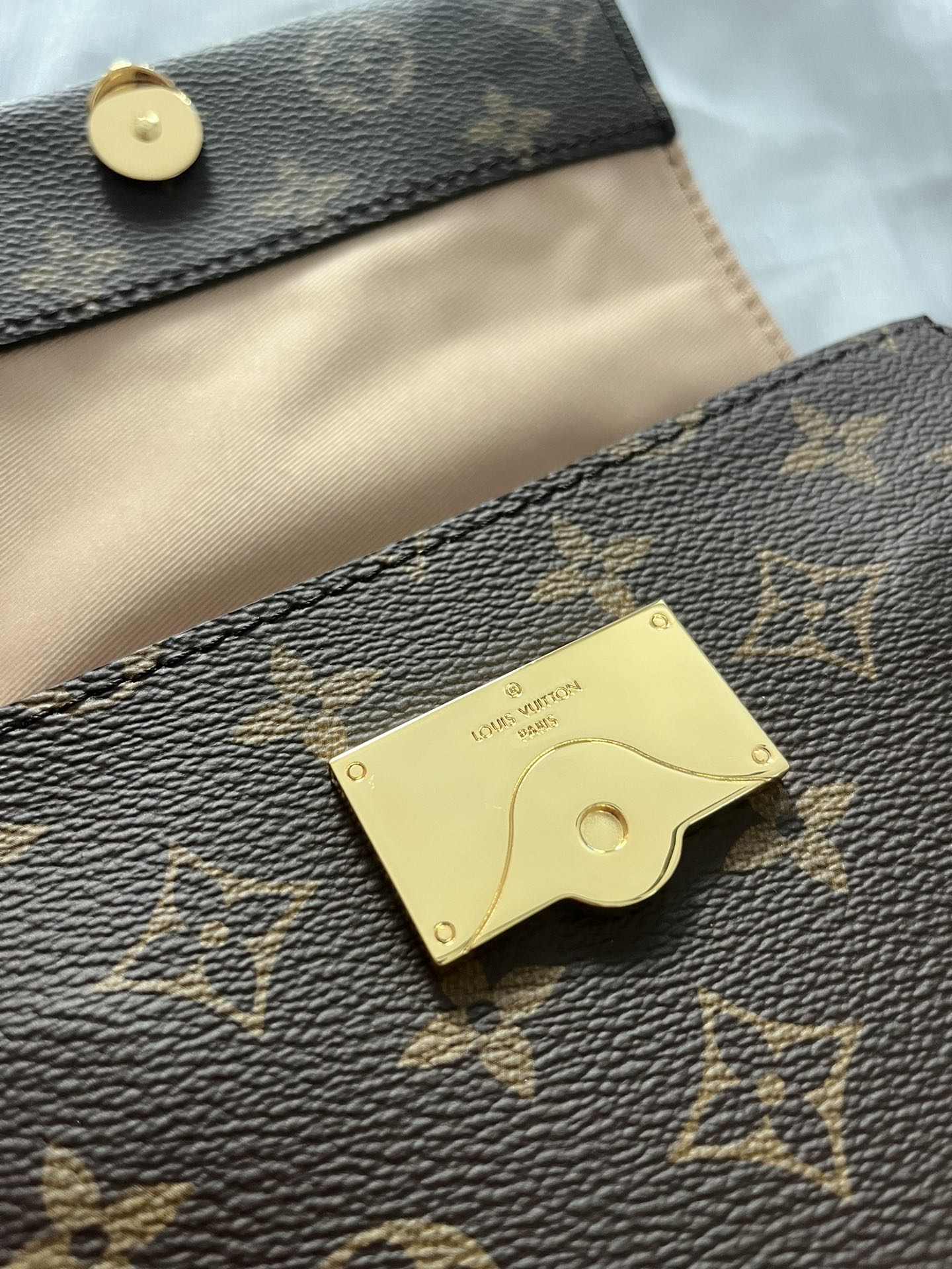 Louis Vuitton Nano Speedy Monogram Canvas Handbag with Textile Strap