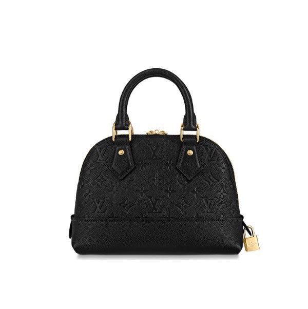 Louis Vuitton Alma BB Monogram Empreinte Leather Handbag - Noir
